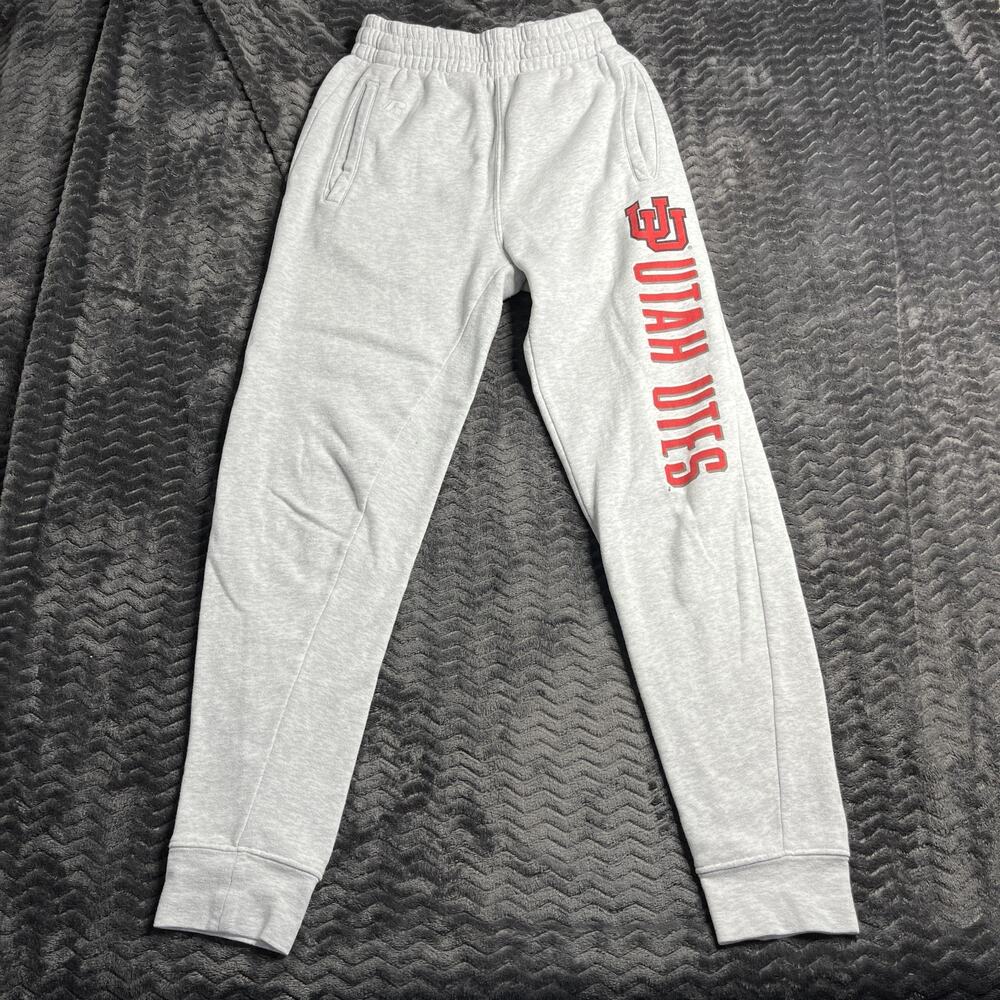 Men's Russell Utah Utes Sweatpants Jogger size S light gray